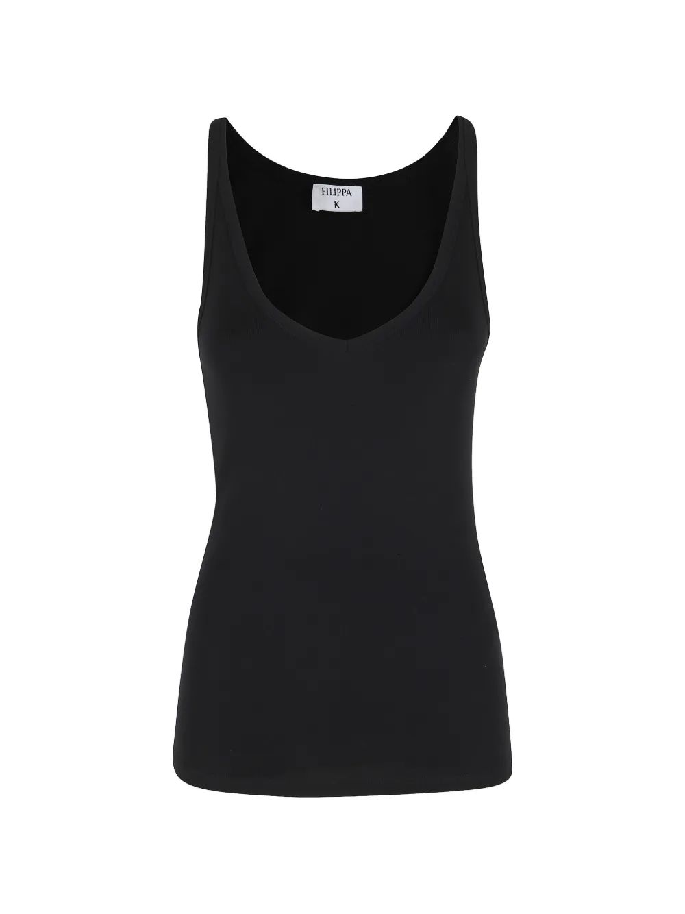 Filippa K V-neck tank top - Schwarz