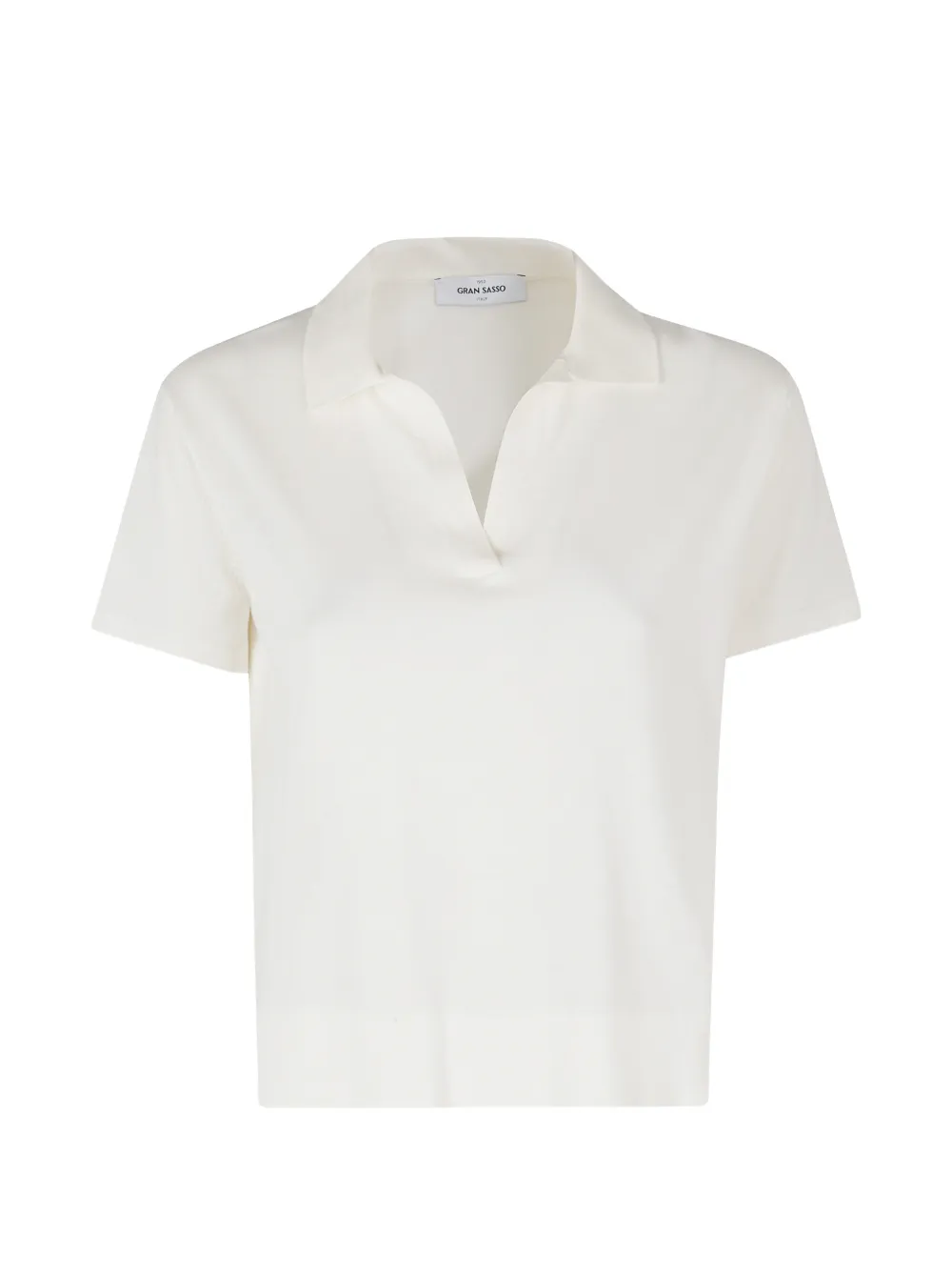 Gran Sasso short-sleeve polo shirt - Weiß
