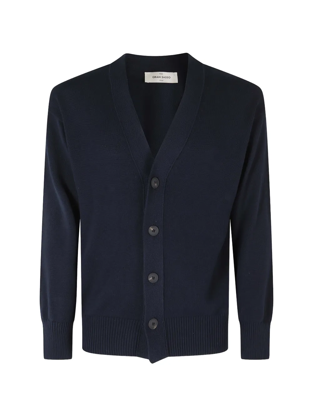 Gran Sasso fine-knit button-up cardigan - Blu