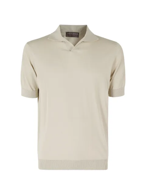 Filippo De Laurentiis Fein gestricktes Poloshirt