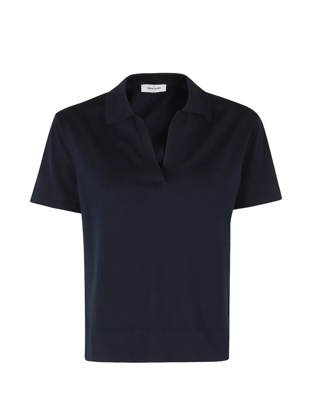 Gran Sasso short-sleeved polo shirt - Blu