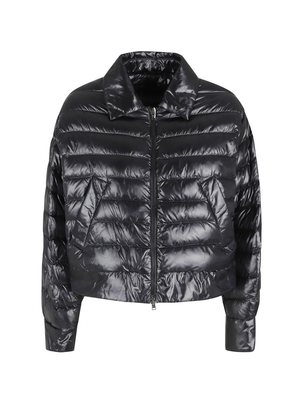 Herno padded-design jacket - Nero