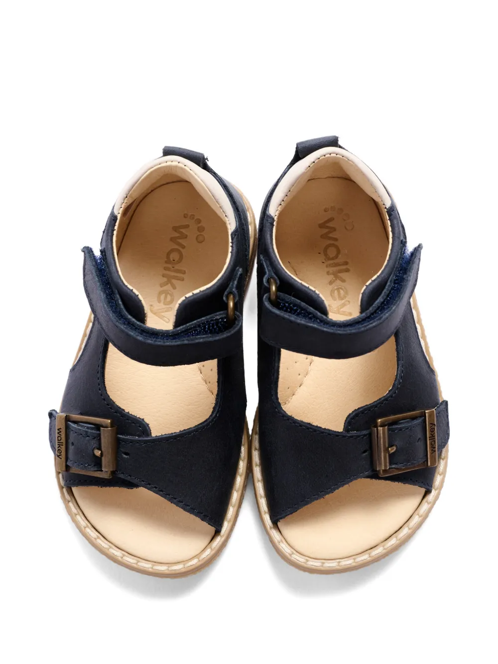 Walkey Sandalen met gesp Blauw