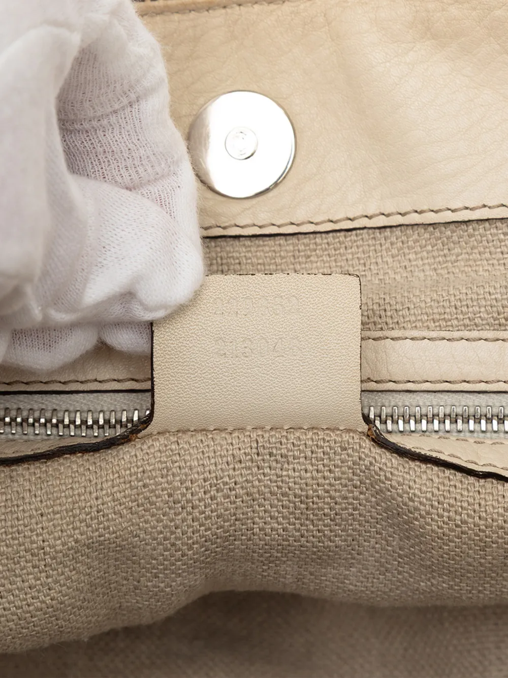 2000-2015 Medium Gg Canvas Icon Bit Tote Bag