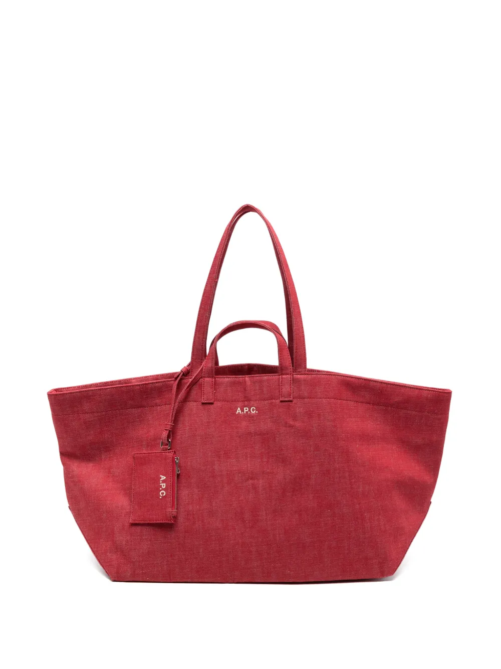A.P.C. Le Drummer tote bag - Rosso