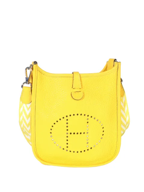 Hermès Pre-Owned 2019 Evelyne Jaune de Naples Clemence TPM leather bag