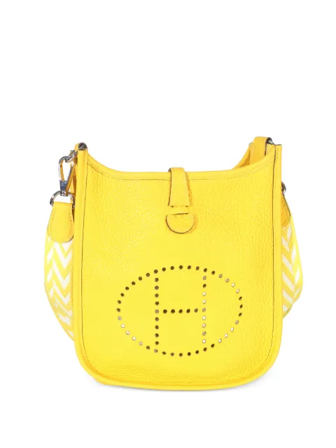 Hermès Pre-Owned 2019 Evelyne Jaune de Naples Clemence TPM leather bag