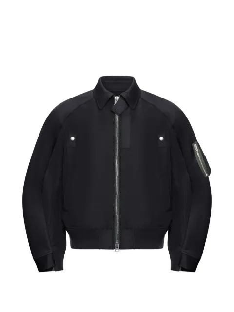 sacai chino zip bomber jacket