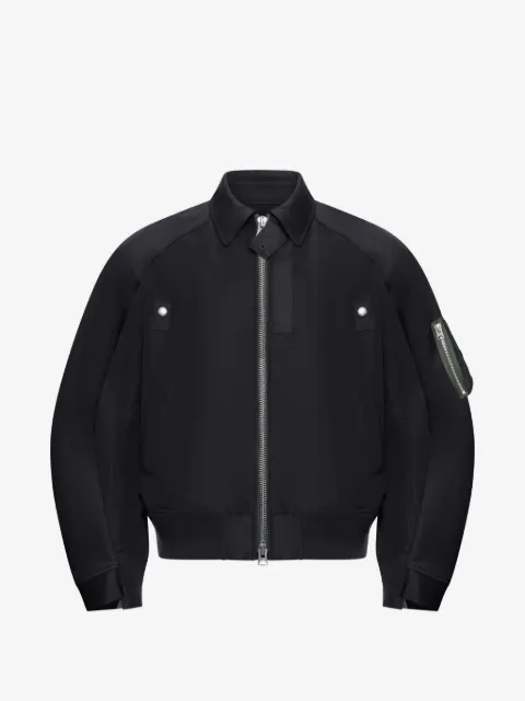 sacai chino zip bomber jacket