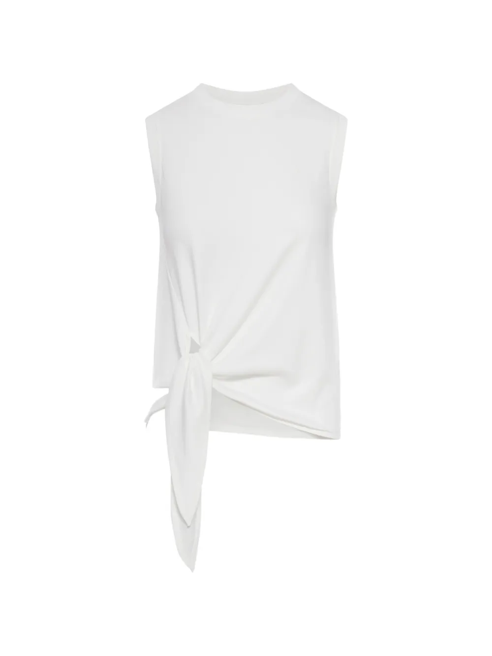 JW Anderson knotted hem cotton tank top - Bianco