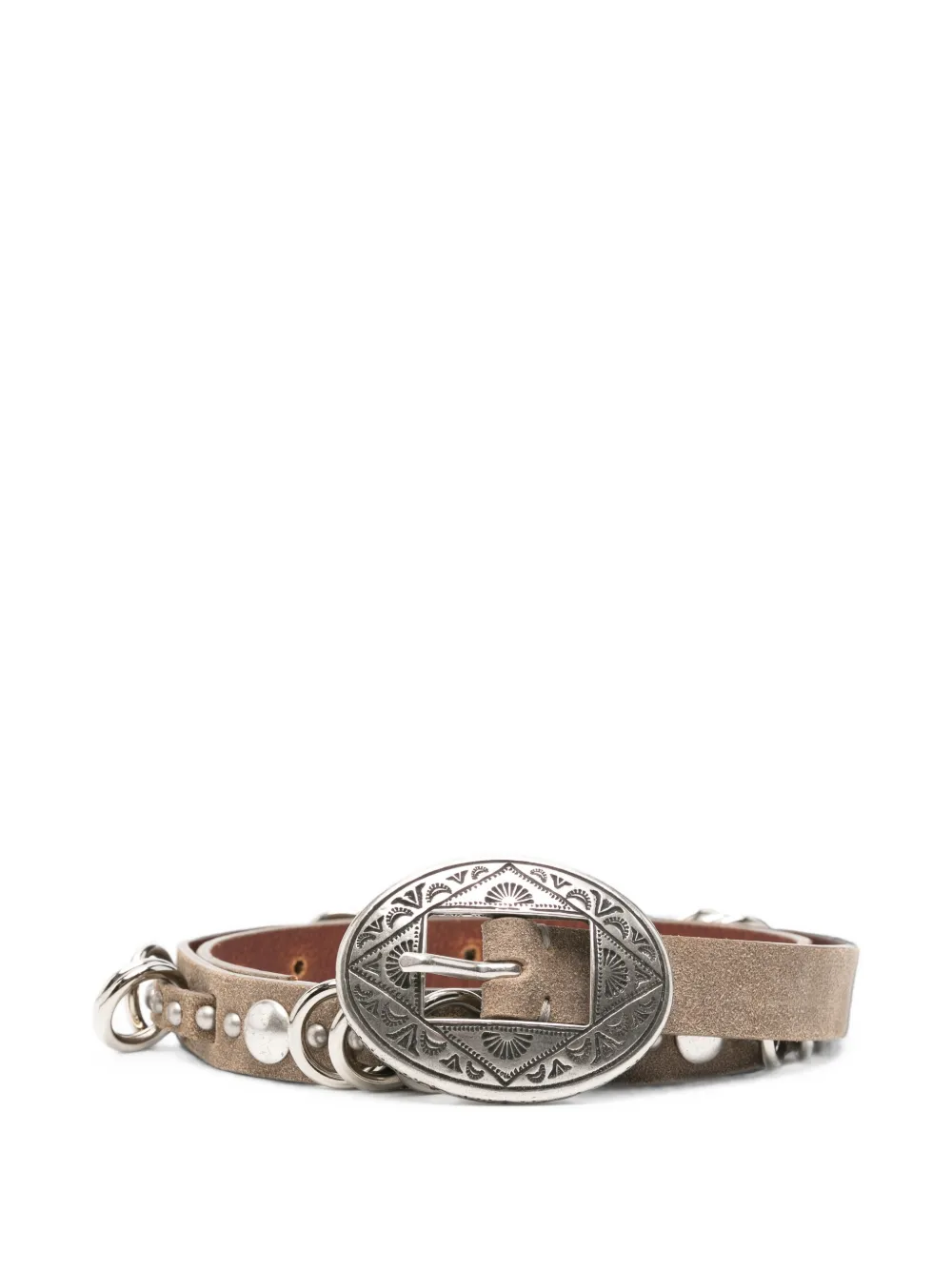 Golden Goose stud-embellished ring-detail belt - Toni neutri