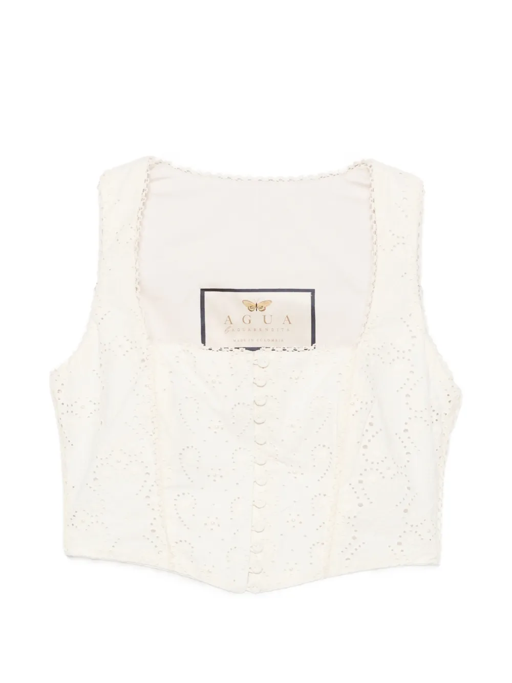 Agua By Agua Bendita Top crop Cornalina - Toni neutri