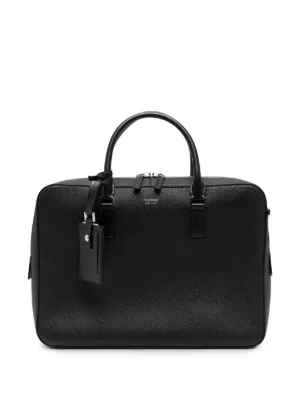 Prada サフィアーノレザー ビジネスバッグ | ブラック | FARFETCH JP