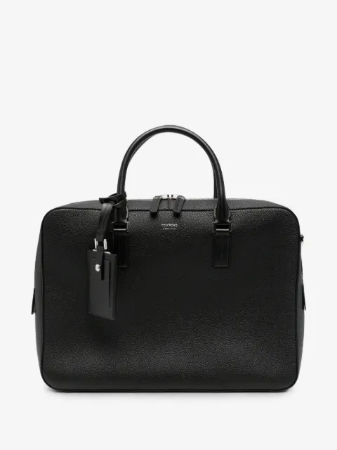 TOM FORD Elliot grained-leather briefcase