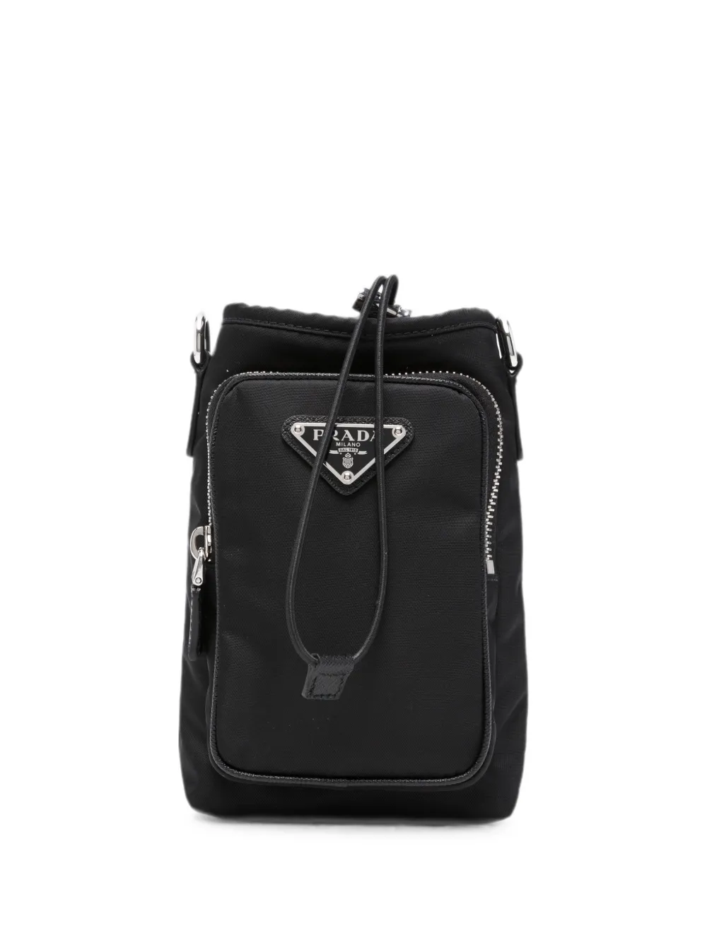 Prada Cover per smartphone Re-Nylon Triangle - Nero