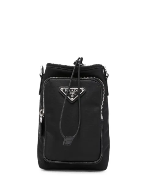 Prada Re-Nylon Triangle logo phone case