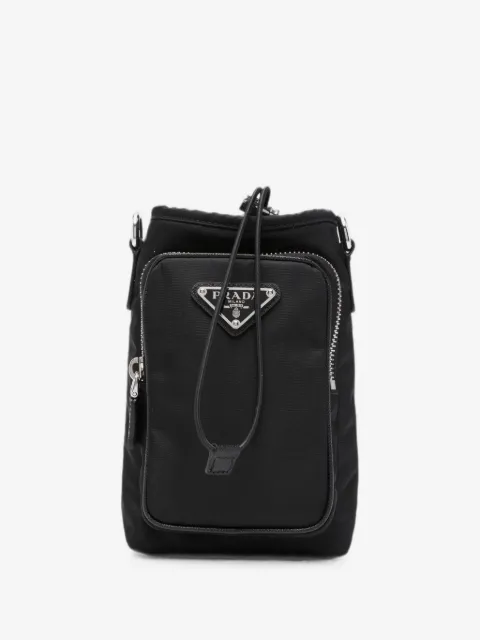 Prada Re-Nylon Triangle logo phone case