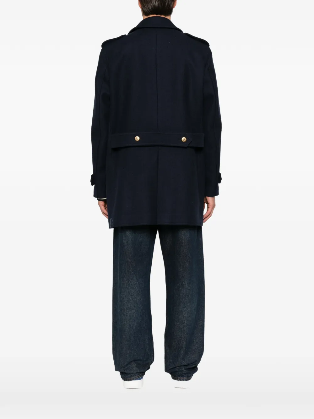 Dolce & Gabbana Sailorjas met dubbele rij knopen Blauw