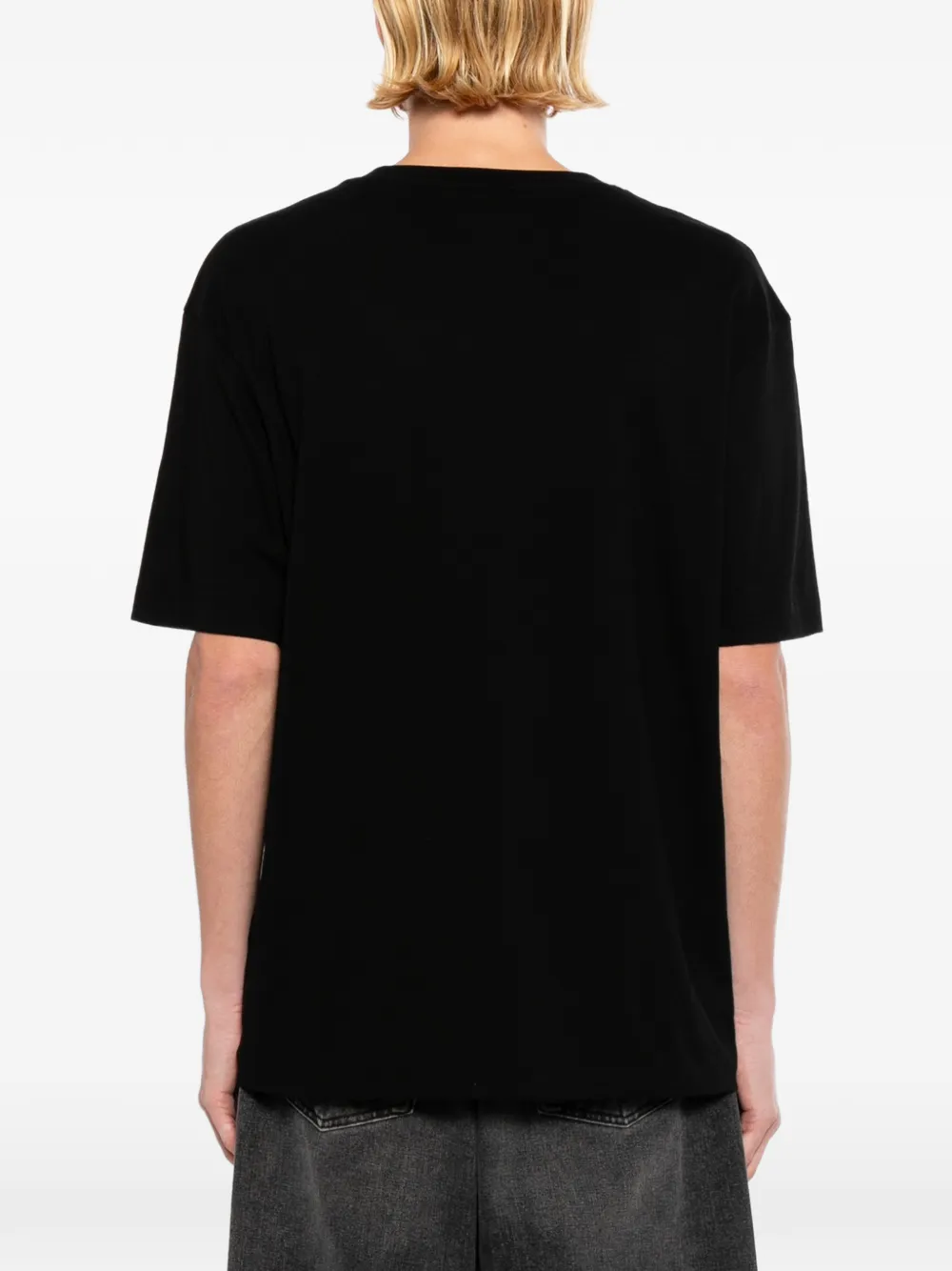 HUGO Damoru Graphic T-shirt Zwart
