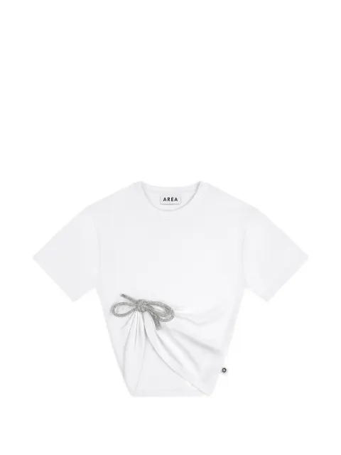 AREA crystal knot T-shirt