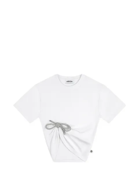 AREA crystal knot T-shirt