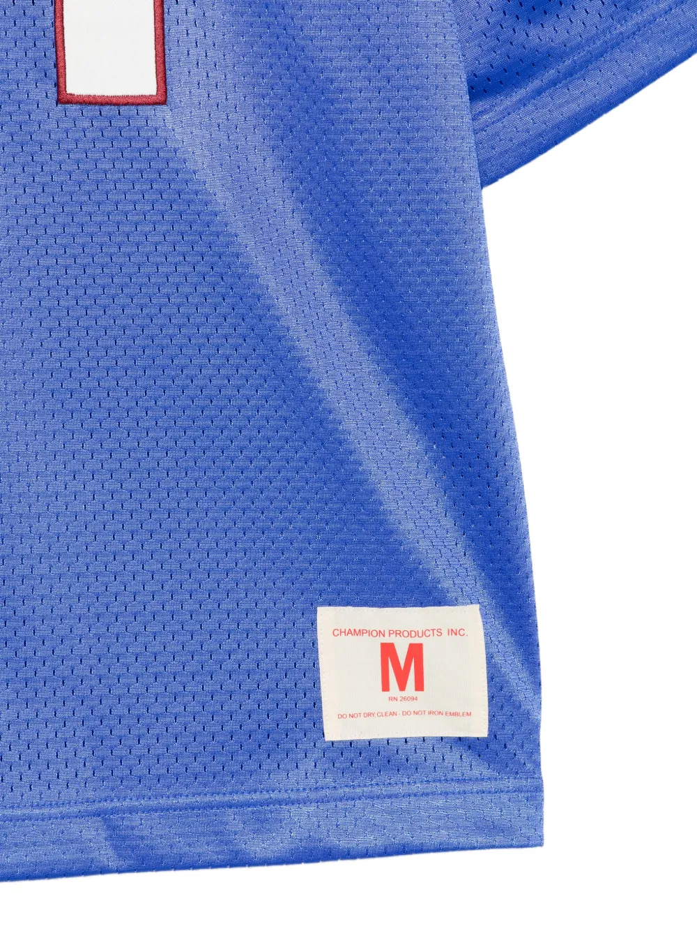 Champion T-shirt met korte mouwen en getallendetail Blauw