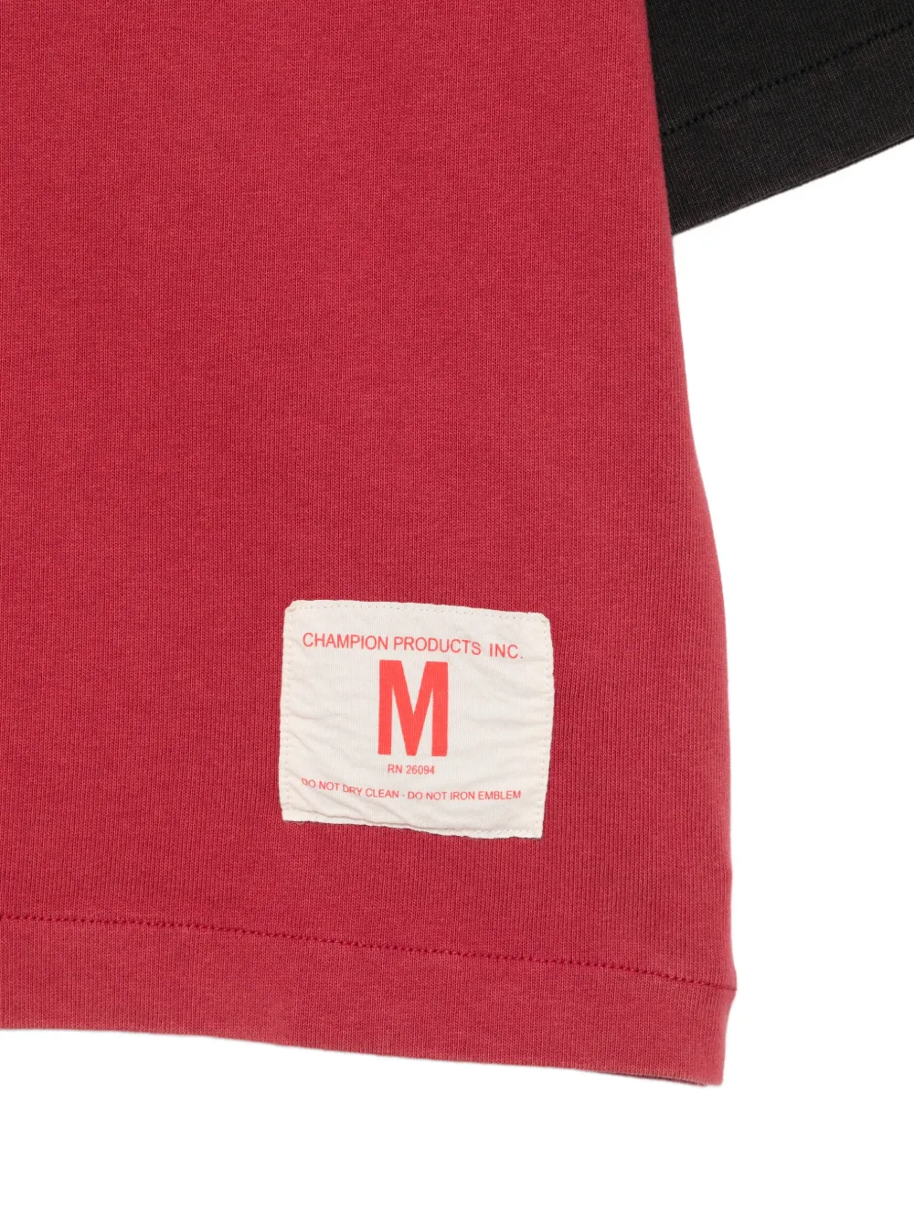 Champion T-shirt met colourblocking Rood