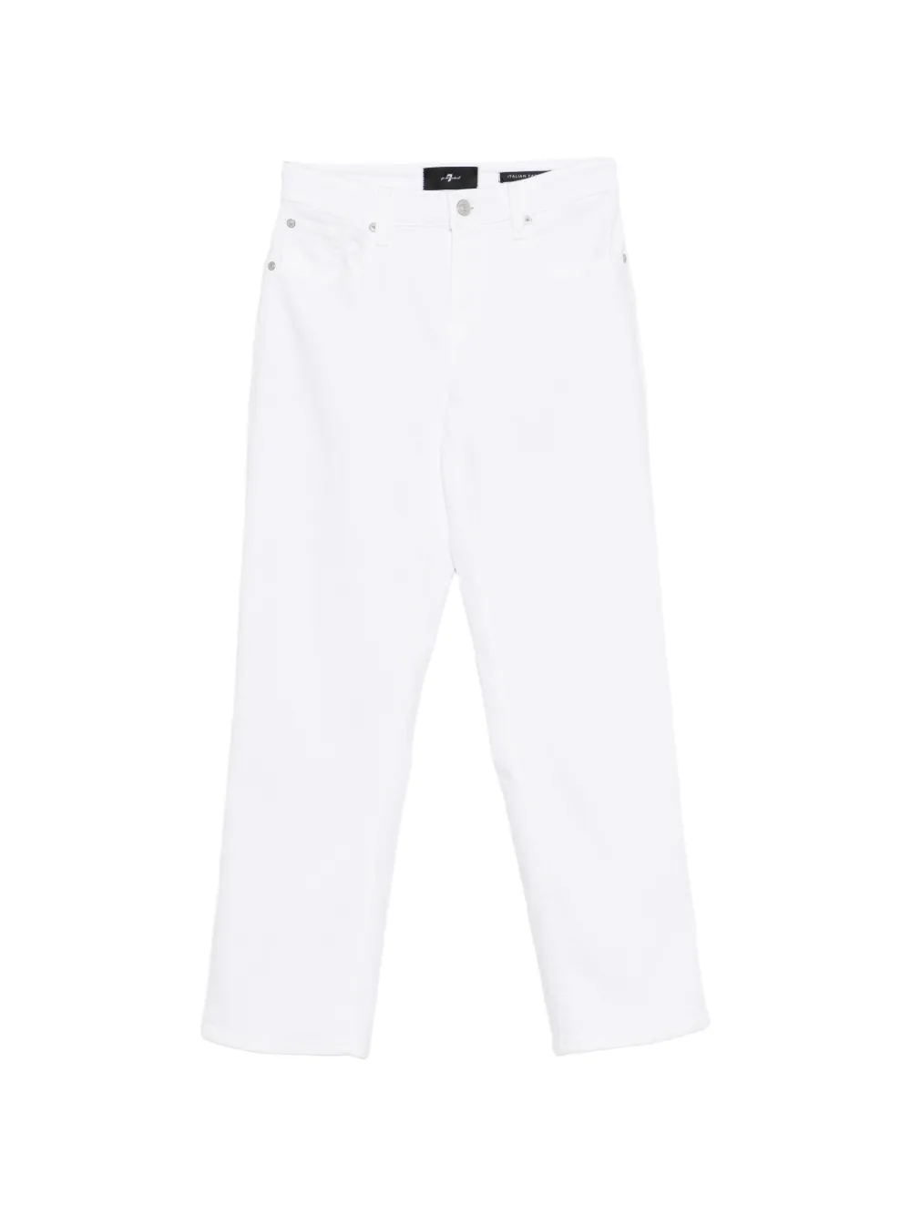 7 For All Mankind cotton trousers - Bianco