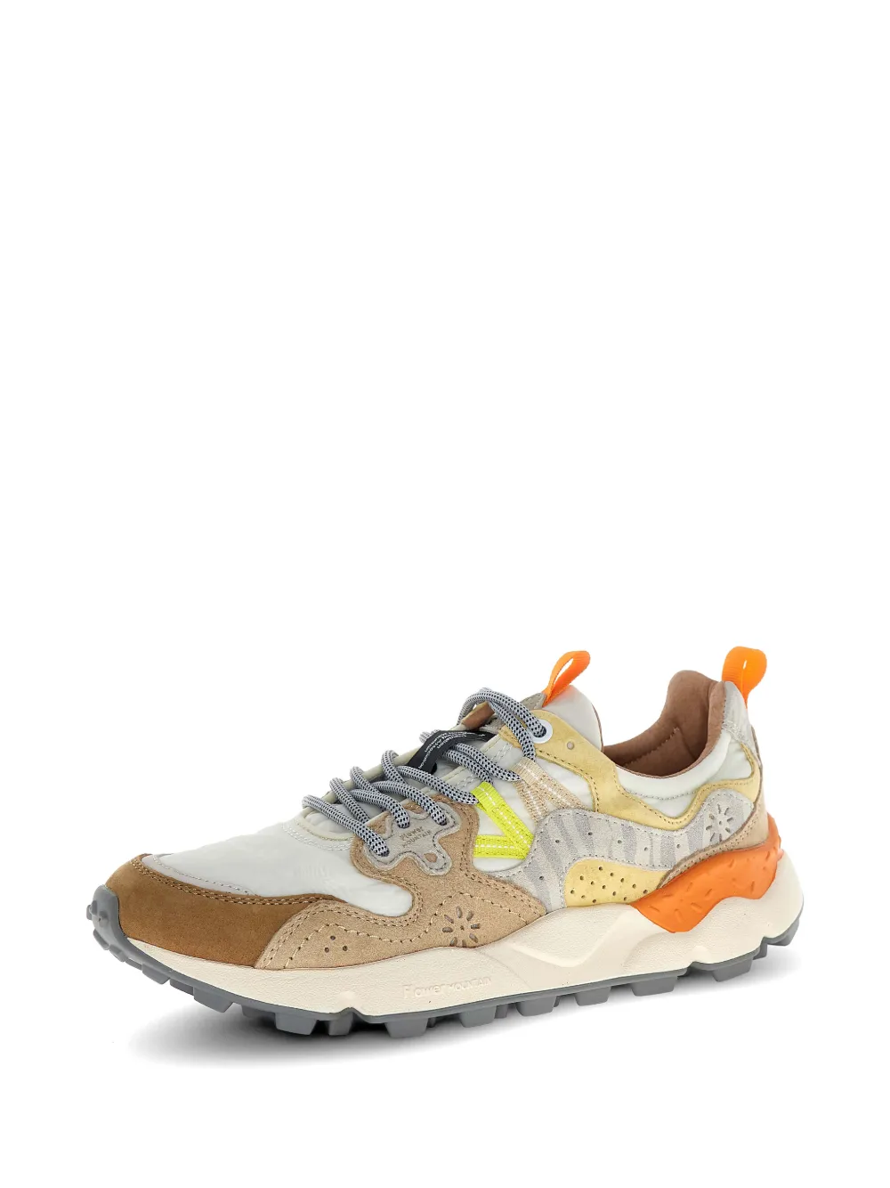 FLOWER MOUNTAIN Nubuck leren sneakers Beige