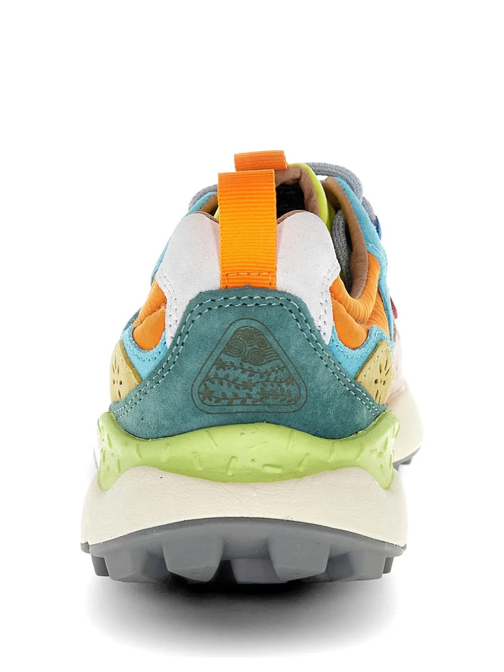 FLOWER MOUNTAIN Nubuck leren sneakers Roze