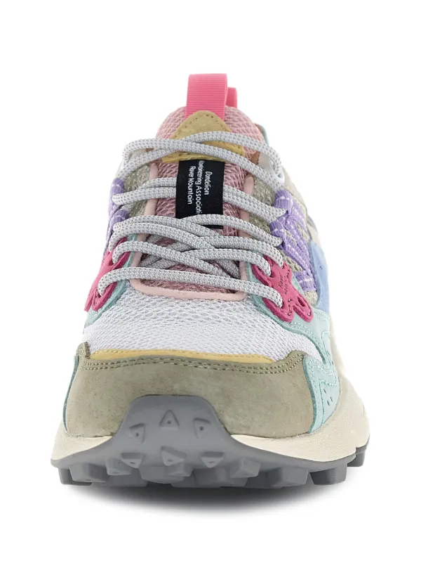 FLOWER MOUNTAIN Nubuck Leather Sneakers | White | FARFETCH