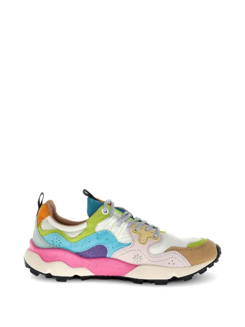 FLOWER MOUNTAIN nubuck leather sneakers
