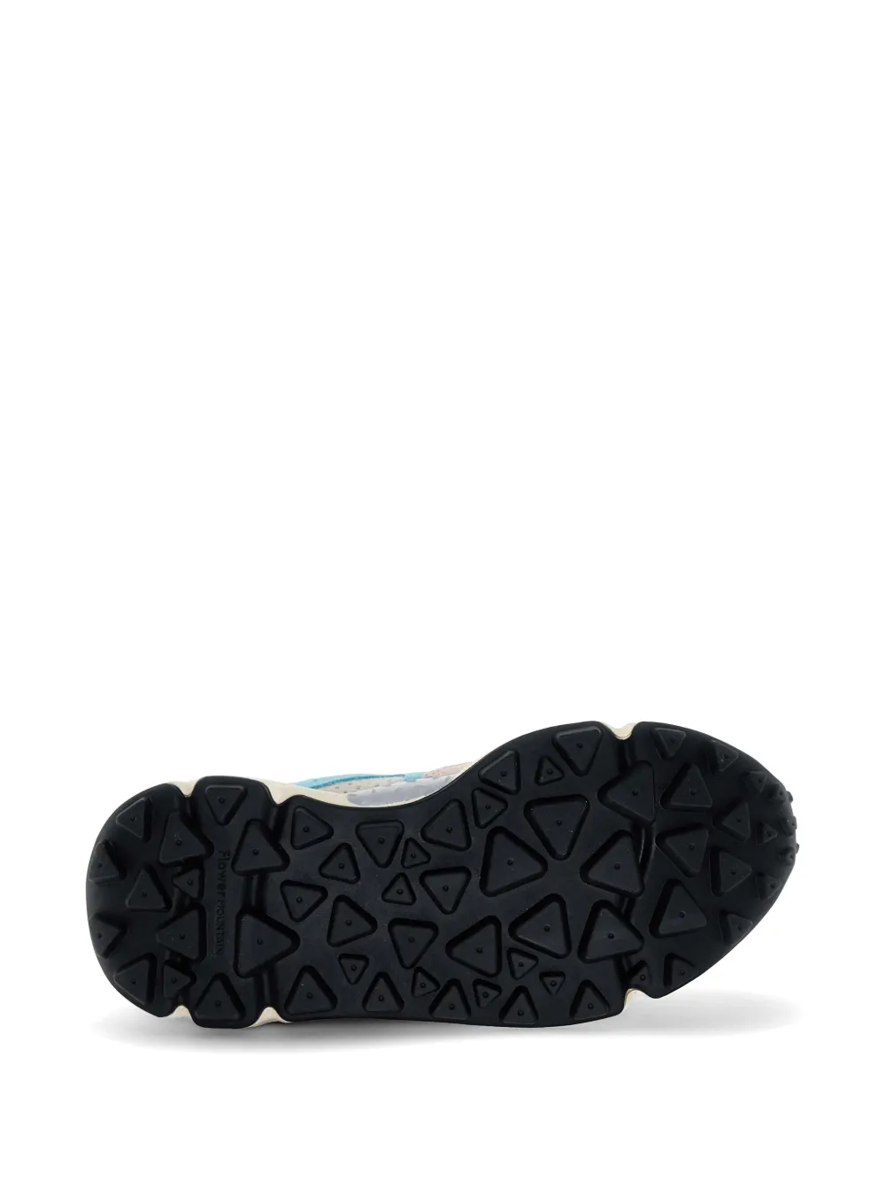 FLOWER MOUNTAIN Nubuck leren sneakers Oranje