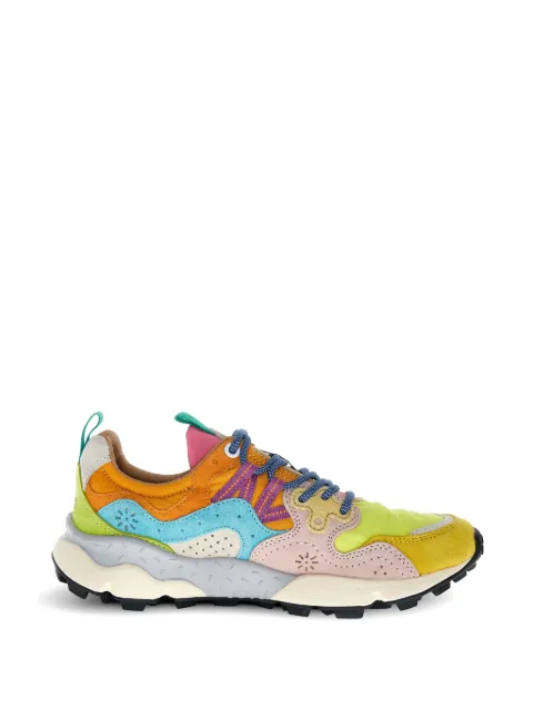 FLOWER MOUNTAIN nubuck leather sneakers