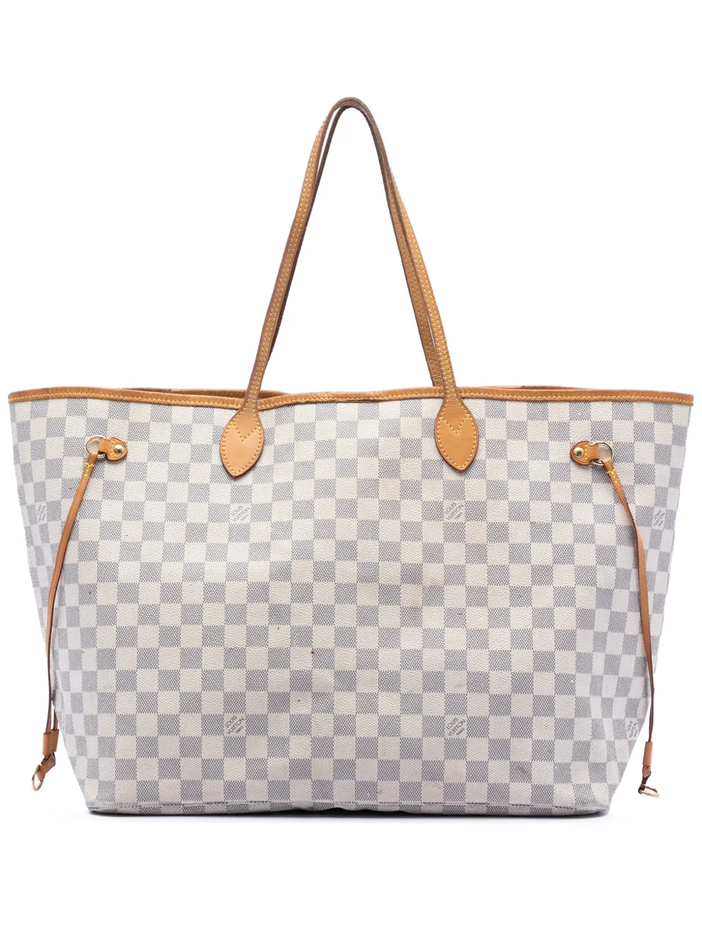 Louis Vuitton Pre-Owned 2012 Damier Azur Neverfull GM tote bag - Weiß