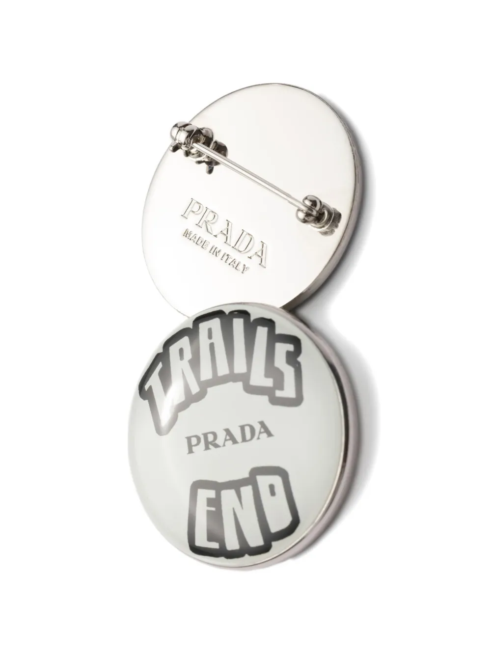  Prada Metal Pins - Silver 