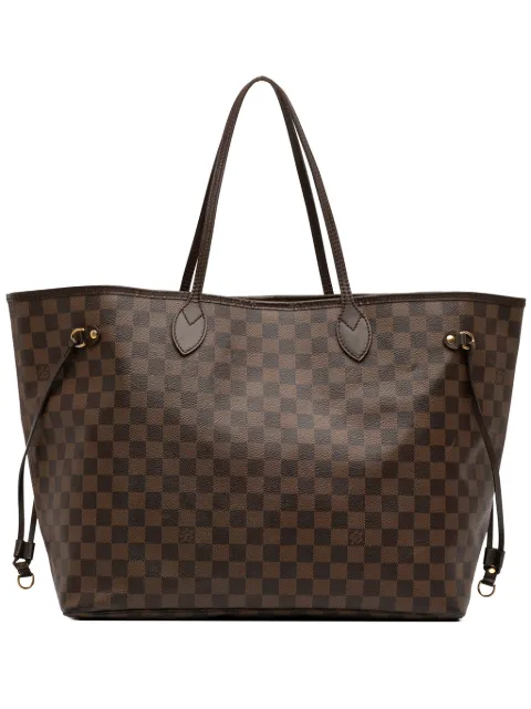Louis Vuitton Pre-Owned 2009 Damier Ebene Neverfull GM Shopper