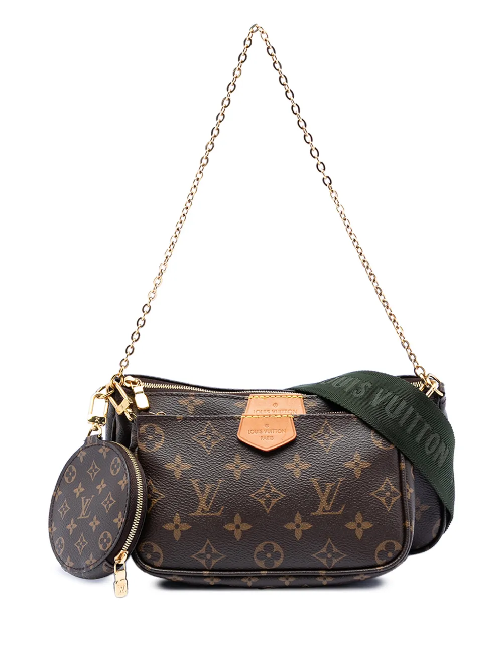Louis Vuitton Pre-Owned 2019 Monogram Multi Pochette Accessoires satchel - Marrone