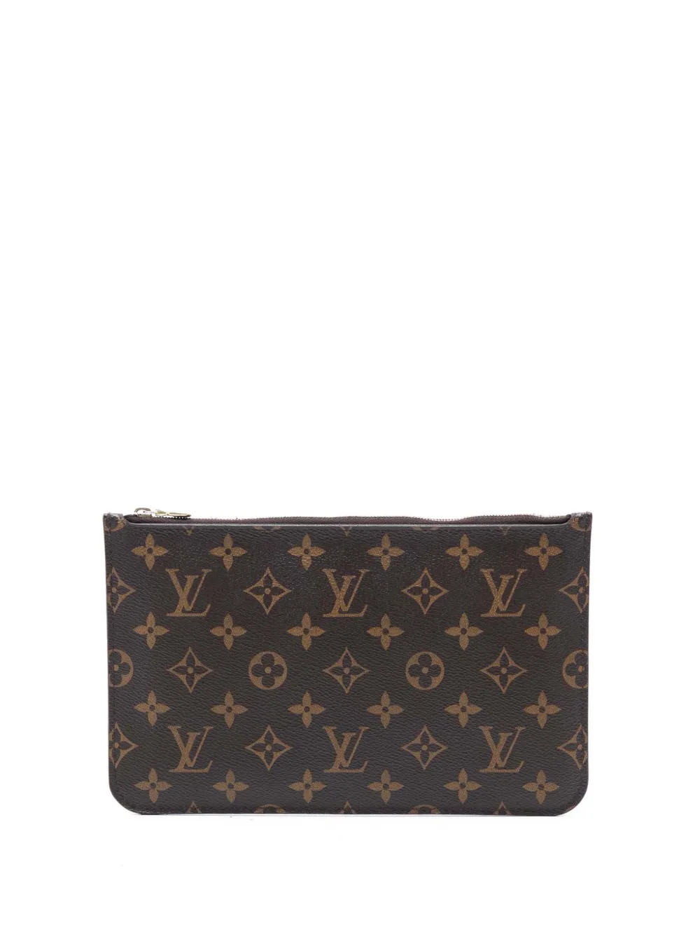 Louis Vuitton Pre-Owned 2015 Monogram Neverfull MM pouch - Marrone