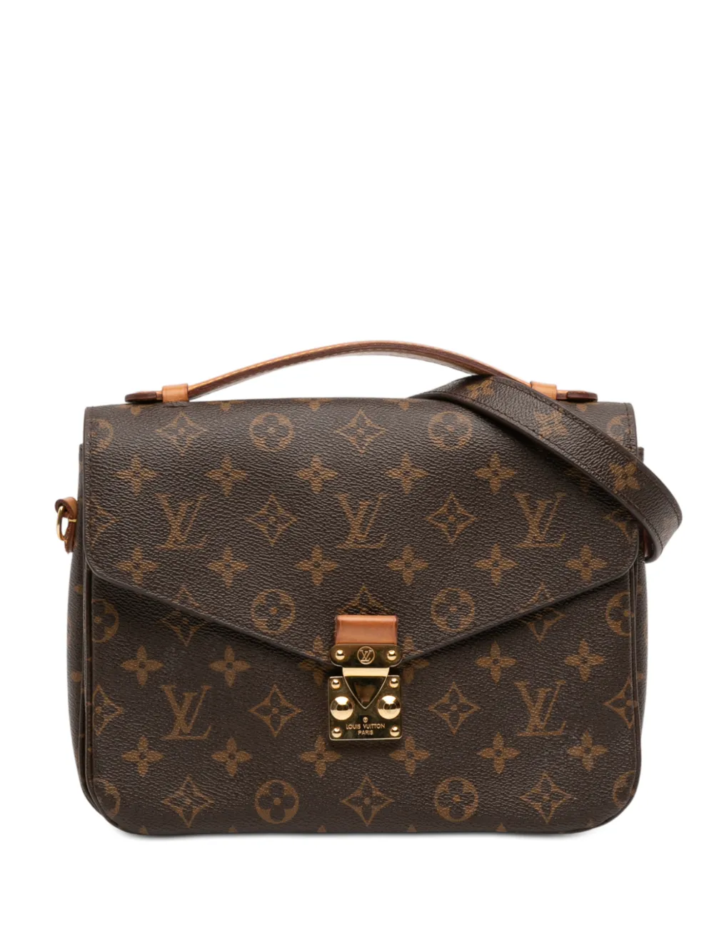 Louis Vuitton Pre-Owned 2018 Monogram Pochette Metis satchel - Marrone