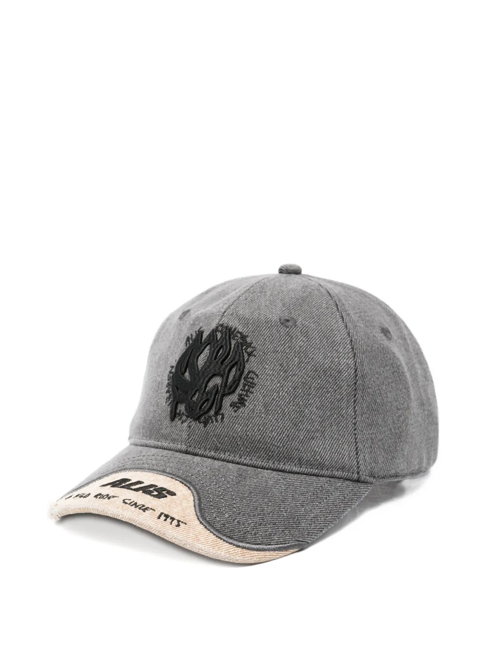 ALIS embroidered cap - Grigio