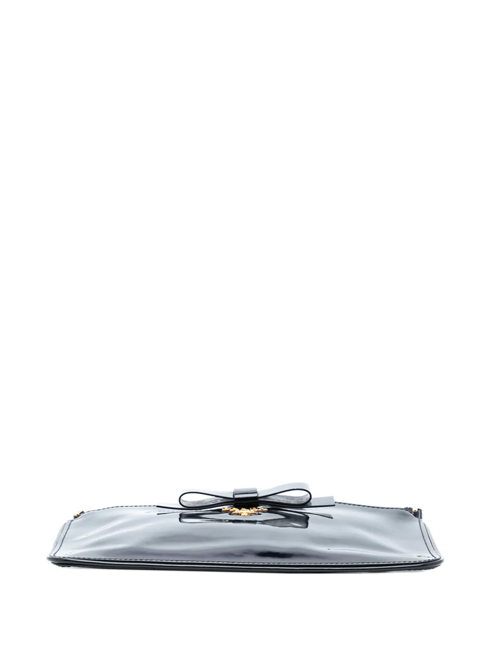 2000-2025 Spazzolato Bow Pochette Shoulder Bag