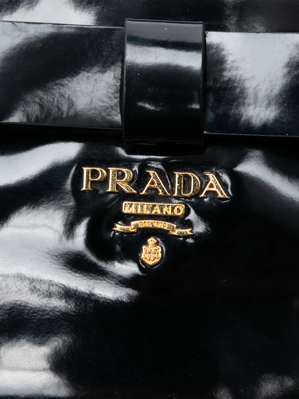 2000-2025 Spazzolato Bow Pochette Shoulder Bag