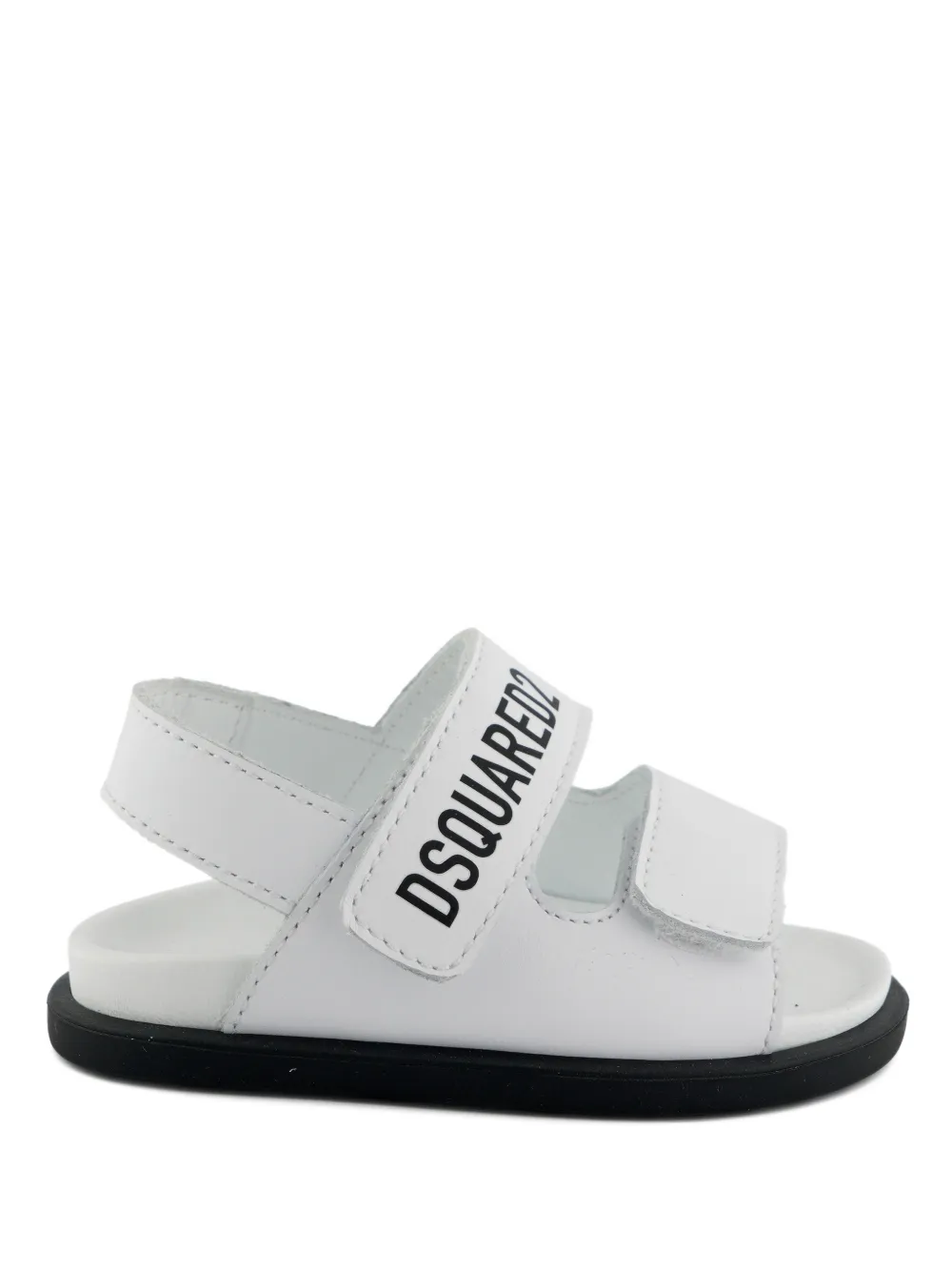 DSQUARED2 KIDS Sandalen met logobandje Wit