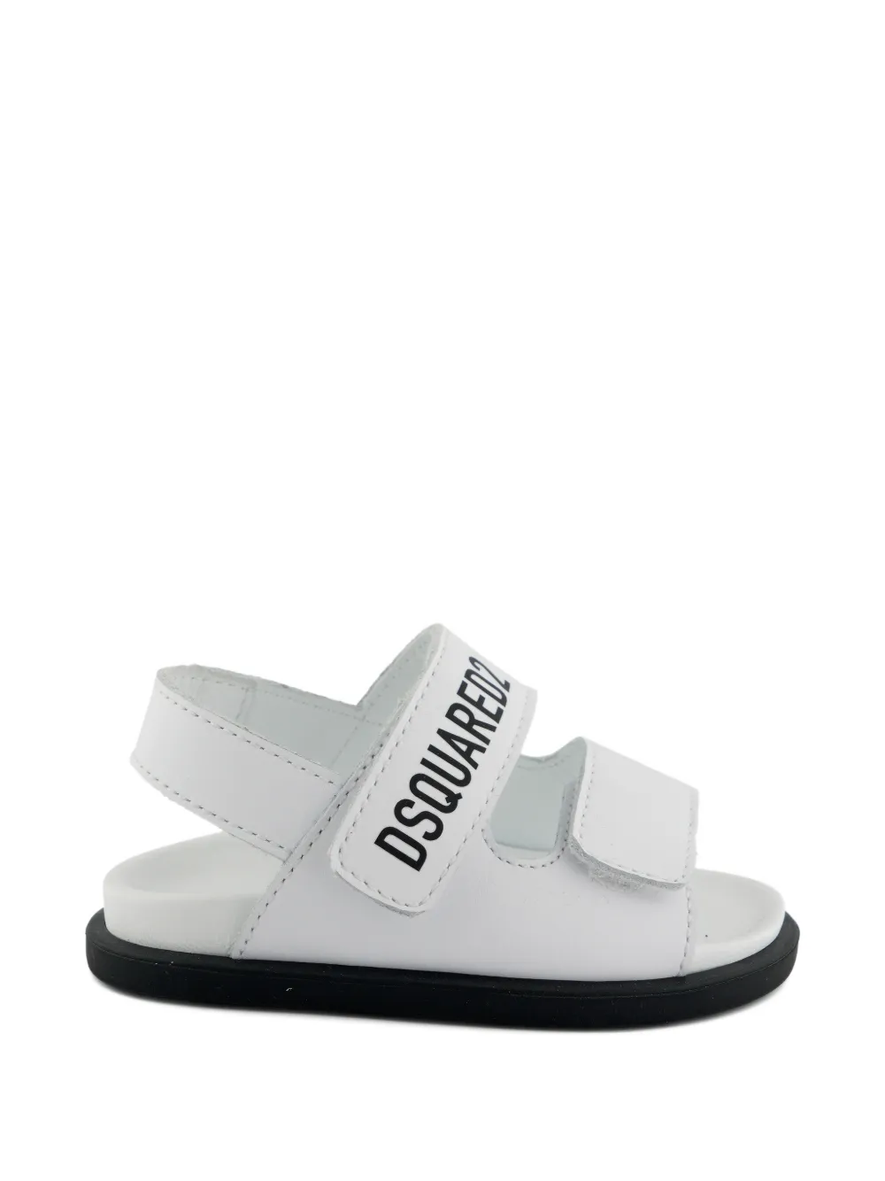 DSQUARED2 KIDS Sandalen met logobandje Wit