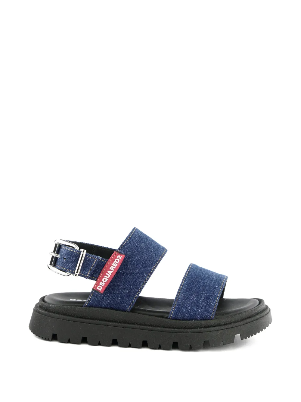 DSQUARED2 KIDS denim sandals - Blu