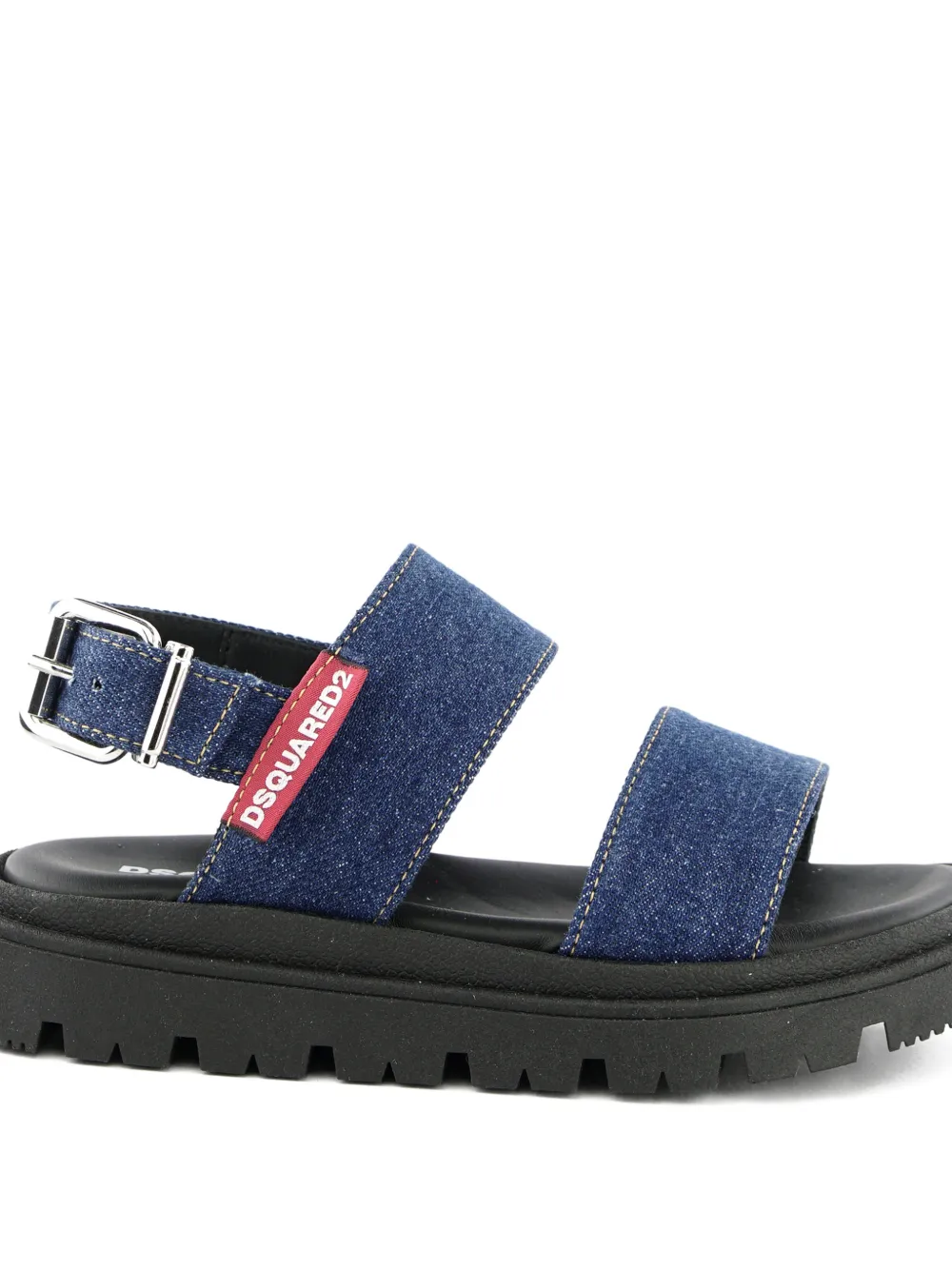 DSQUARED2 KIDS Sandalen van spijkerstof Blauw