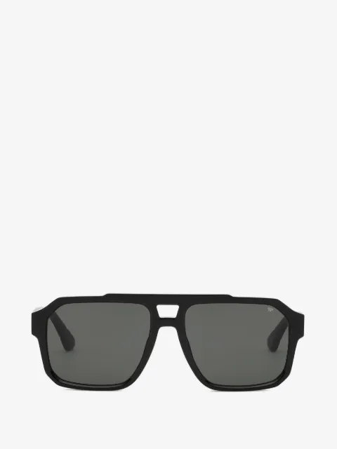 Philipp Plein Eyewear logo-plaque geometric-frame sunglasses