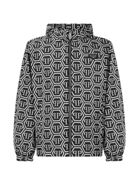 Philipp Plein veste en nylon à motif monogrammé