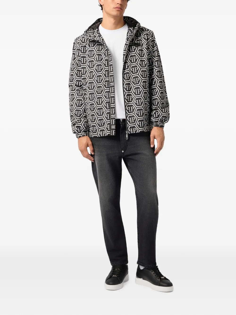 Philipp Plein Jack met monogram Zwart